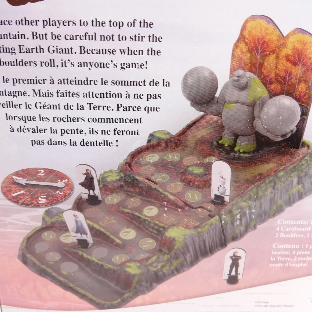 KIDS BOARD GAME DISNEY FROZEN II RUMBLING ROCK - Picture 7 of 11